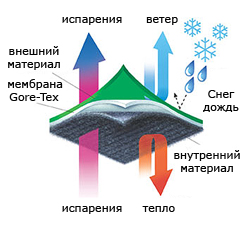 Технология ткани GORE-TEX Soft Shell
